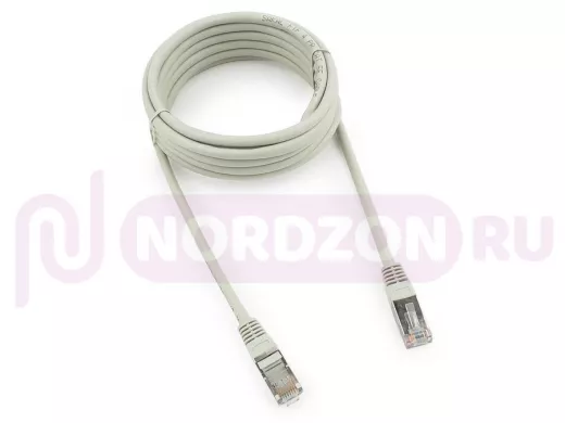 Патч-корд Cablexpert PP22-3m кат.5e, 3м, FTP литой, многожильный (серый) PP22-3m
