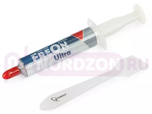 Термопаста Gembird FreOn Ultra GF-21-5 для радиаторов, 5 г, шприц GF-21-5
