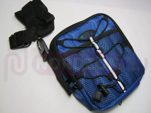 BB1508/2  Сумка для СD - плеера и 8 дисков , синего/черного цвета с сеткой