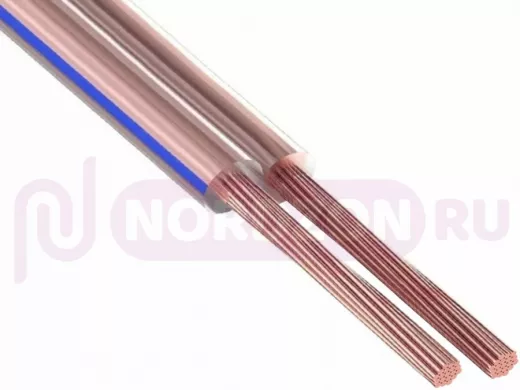 Кабель акустический прозрачный 2х1,5 мм.кв. (15 GA) BW7706  Belsis ( по100м)