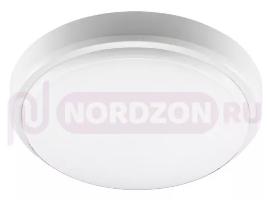 JazzWay светильник PBH-PC2-RA 12W 4000K WHITE 640 лм, накладной, пылевлагозащищенный, ABS-пластик, ц