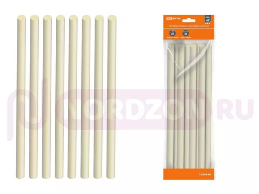 Клеевые стержни, диаметр 11,3мм, длина 300мм, 8 шт, 