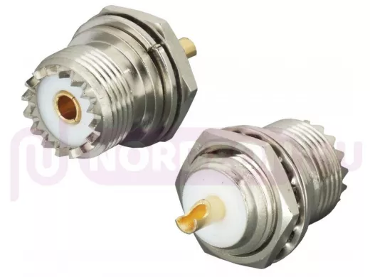 Разъем UHF U-235 PL259(мама, female) на корпус с гайкой