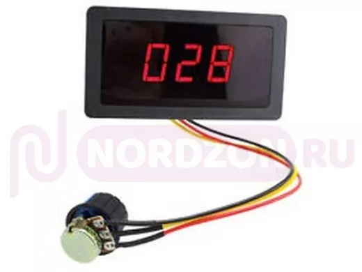 Регулятор скорости мотора (ШИМ) DC 6-30В 150 Вт , дисплей