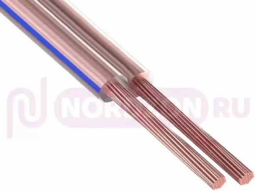 Кабель акустический прозрачный 2х0,25 мм.кв. (23 Ga) BW7701 Belsis BW7701