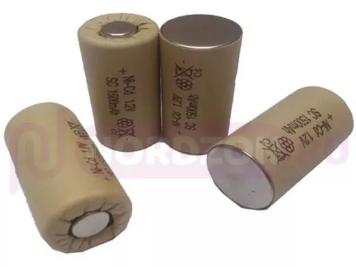 Аккумуляторы для шуруповерта SC 1500мАч 1,2 В Ni-Cd  SUNRISING, (10C) и электроинструмента