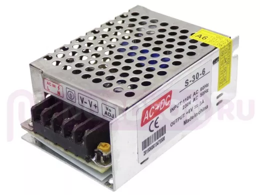 Блок питания  6 Вольт   5 А  