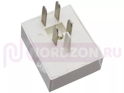 Телефонная вилка-адаптер 2 гнезда 6P4C / 1 штекер росс.тлф. TFCOM