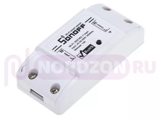 Wi-Fi реле Sonoff Bаsic, управление по интернету голосом, со смартфона, по расписанию,автовыключение