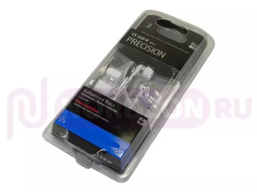 Наушники Sennhsr, Precision Enhanced Bass CX 300-2, белые (079)