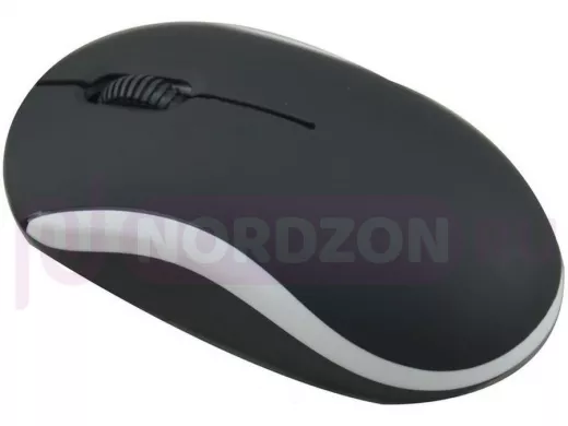 Мышь проводная Ritmix ROM-111, проводная, черно-серая