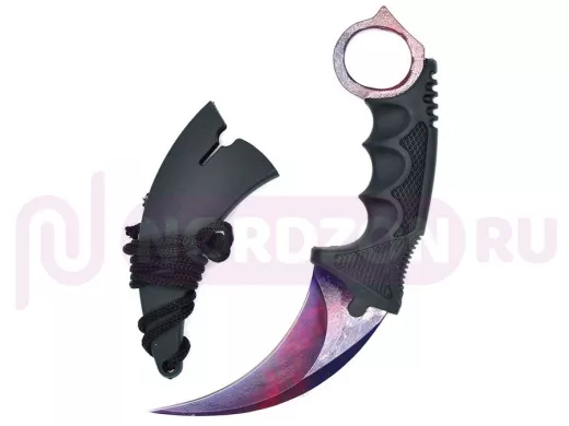 Нож Патриот PT-TRK10 (CS-209)  (Керамбит, волны рубин)