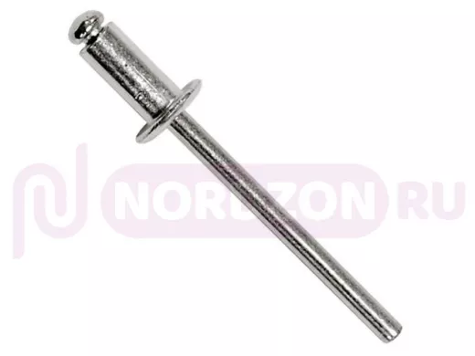 Заклепка алюминий/сталь 4,8х25 (250шт) за4825  3,68