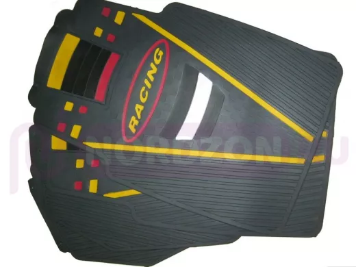 Коврики RACING темно серые 125 силиконовые (4 шт.) (221-240)   01452