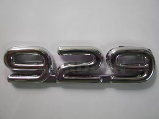 Эмблемма пластик в п/э надпись 929 хром 7,6x2 см 01350   01350