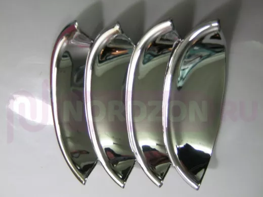 Накладки декоративные хром ВАЗ 2101-2103, 2106, Нива под ручки дверей 8445   01021 (цена за 4шт)