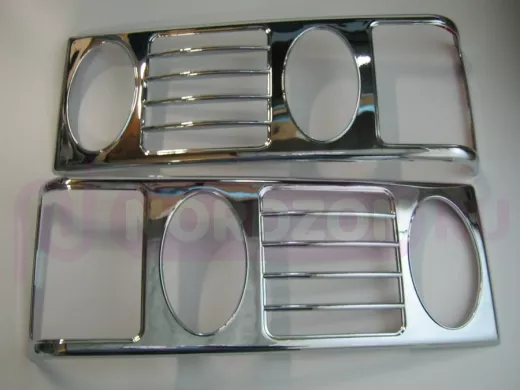 Накладки декоративные хром ВАЗ 2108-21099 на фонари 8427 01024  (цена за набор из 2шт)