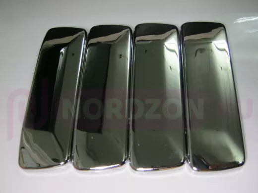 Накладки декоративные хром ВАЗ 2110, 2111, 2112 На ручки дверей 8452 01309  (цена за набор из 4шт)