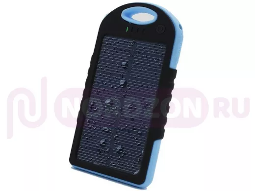 Внешний аккумулятор  8000 mAh, Power Bank SHP-2106SL А50 (факт.3500 мАч) солнечная батарея и панель
