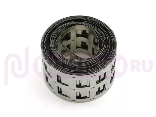 Никелевая лента 0,15мм * 7мм, 3-х рядная (межосевое расстояние 20,2 мм.)  рулон 5м