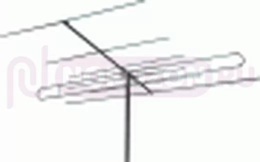Антенна Дельта АТКГ -2.1.1,5.1 наружная коллективная (трубы + пакетик) 1 и 5 каналы телевизионная