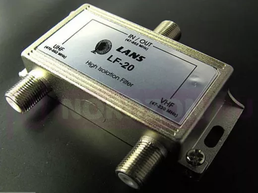 Сумматор телевизионный LF20/UVSJ сумматор (фильтр) 1-12(47-230Mhz),21-69(470-869Mhz)