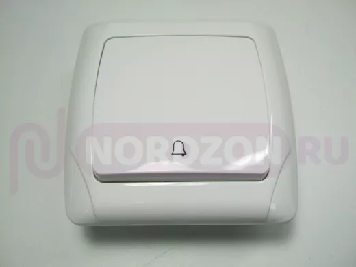 Кнопка звонка, белая, серии Vi-ko Carmen