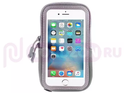 Орбита OT-SMH10 Серый чехол-нарукавник для смартфона