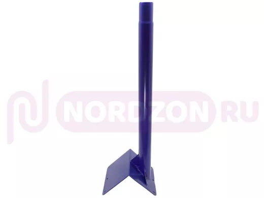 Кронштейн антенный на конёк крыши "КОНЁК-V2-700BL-92175" синий, высота 70 см, диаметр 50 мм, обжат