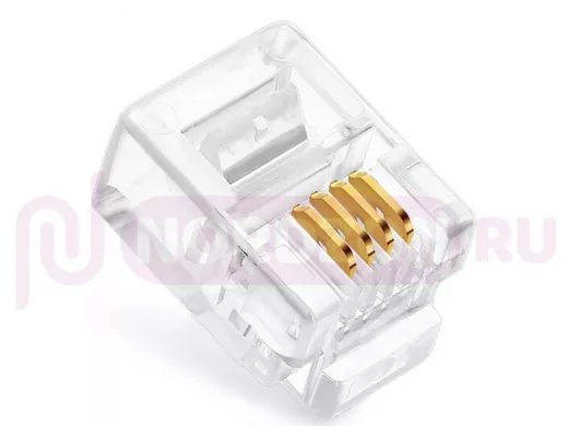 Телефонный джек 4-х контактный (RG11) 6P4C